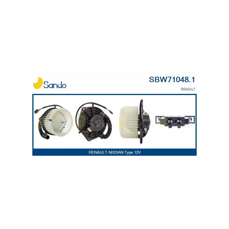 Pulseur d'air habitacle SANDO SBW71048.1