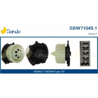 Pulseur d'air habitacle SANDO SBW71049.1