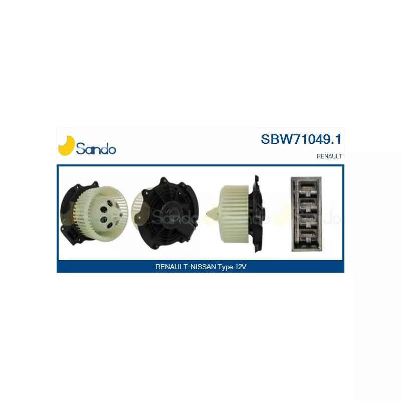 Pulseur d'air habitacle SANDO SBW71049.1