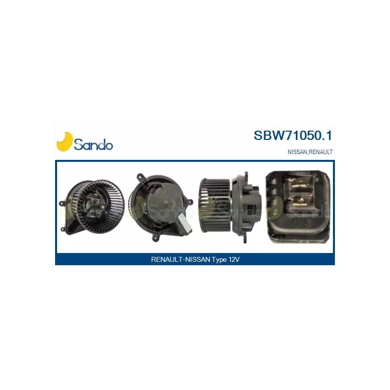 Pulseur d'air habitacle SANDO SBW71050.1