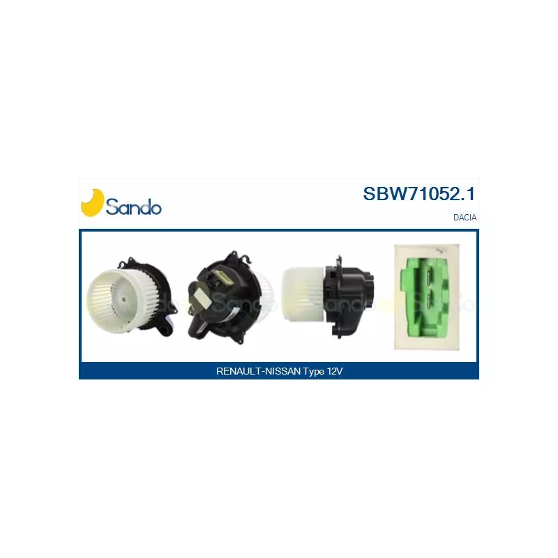Pulseur d'air habitacle SANDO SBW71052.1
