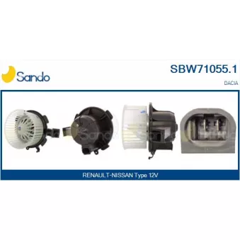 Pulseur d'air habitacle SANDO SBW71055.1