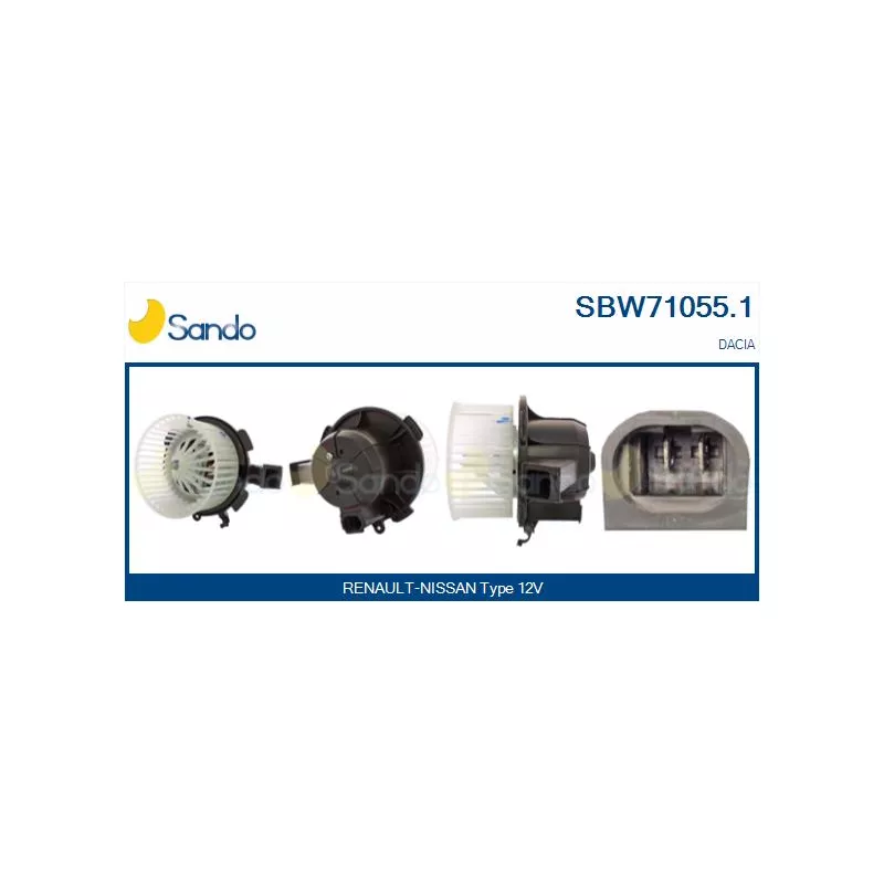 Pulseur d'air habitacle SANDO SBW71055.1