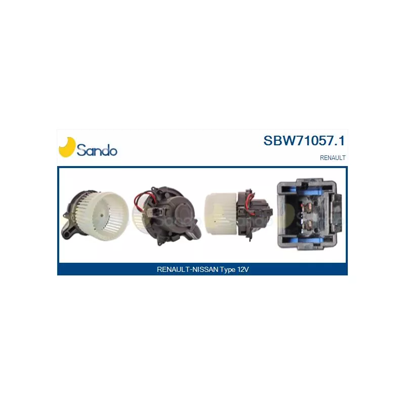 Pulseur d'air habitacle SANDO SBW71057.1