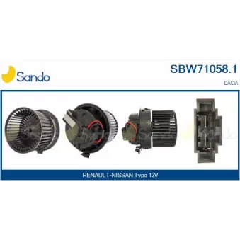 Pulseur d'air habitacle SANDO SBW71058.1