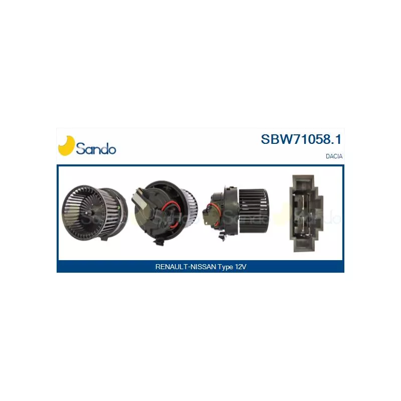 Pulseur d'air habitacle SANDO SBW71058.1