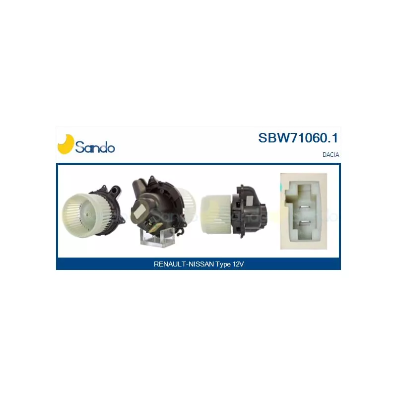 Pulseur d'air habitacle SANDO SBW71060.1