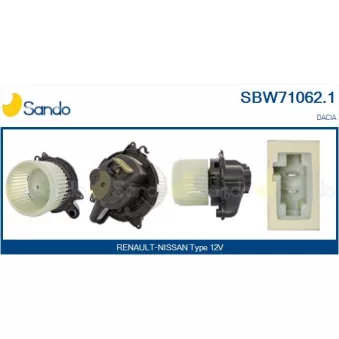 Pulseur d'air habitacle SANDO SBW71062.1