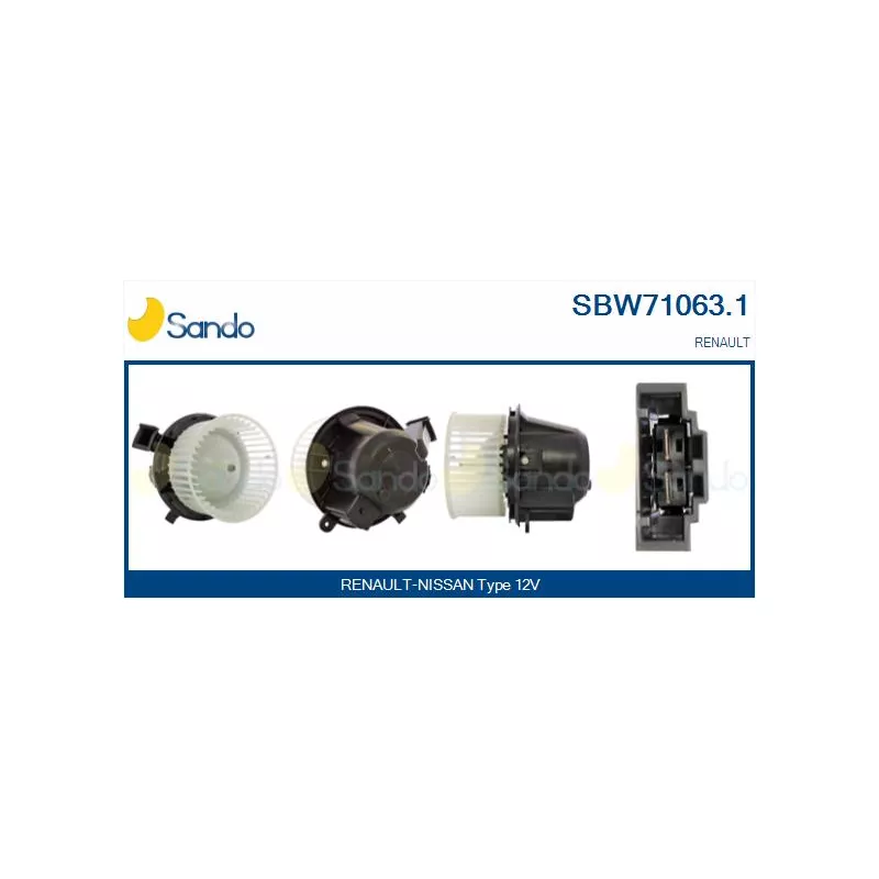 Pulseur d'air habitacle SANDO SBW71063.1