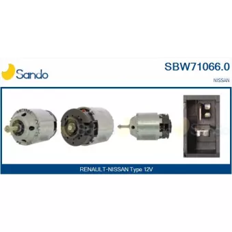 Pulseur d'air habitacle SANDO SBW71066.0