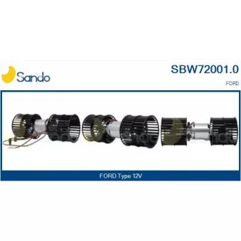 Pulseur d'air habitacle SANDO SBW72001.0