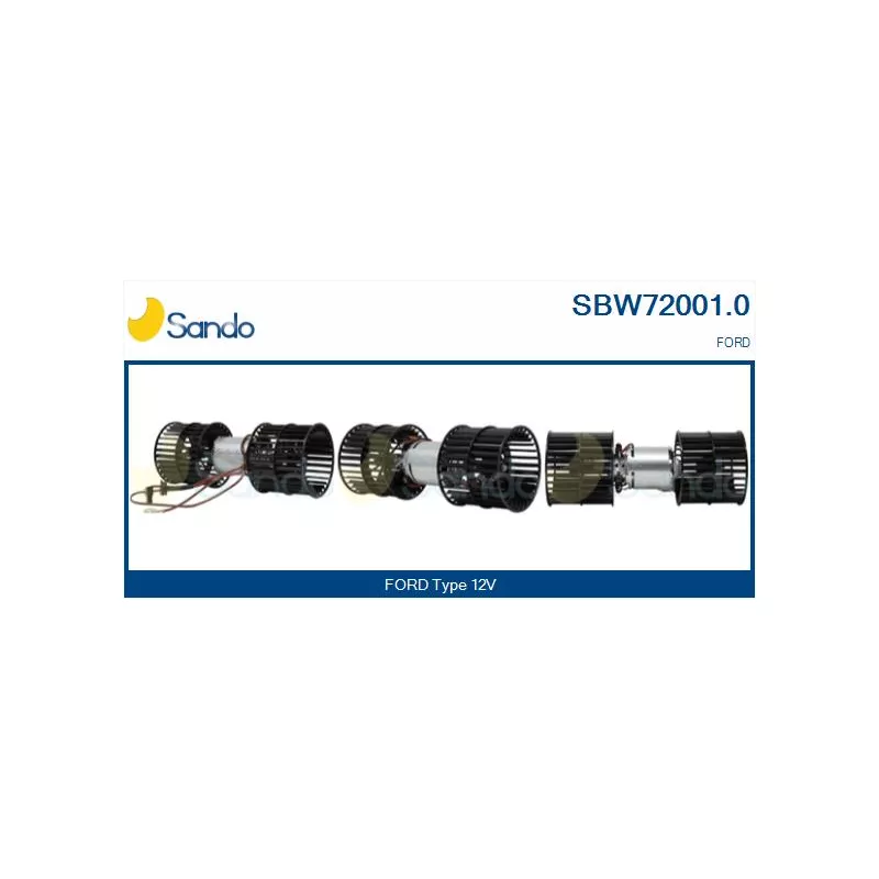 Pulseur d'air habitacle SANDO SBW72001.0