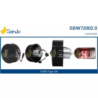 Pulseur d'air habitacle SANDO SBW72002.0