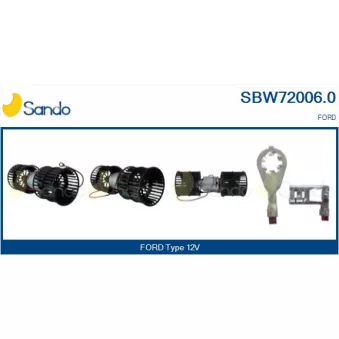 Pulseur d'air habitacle SANDO SBW72006.0