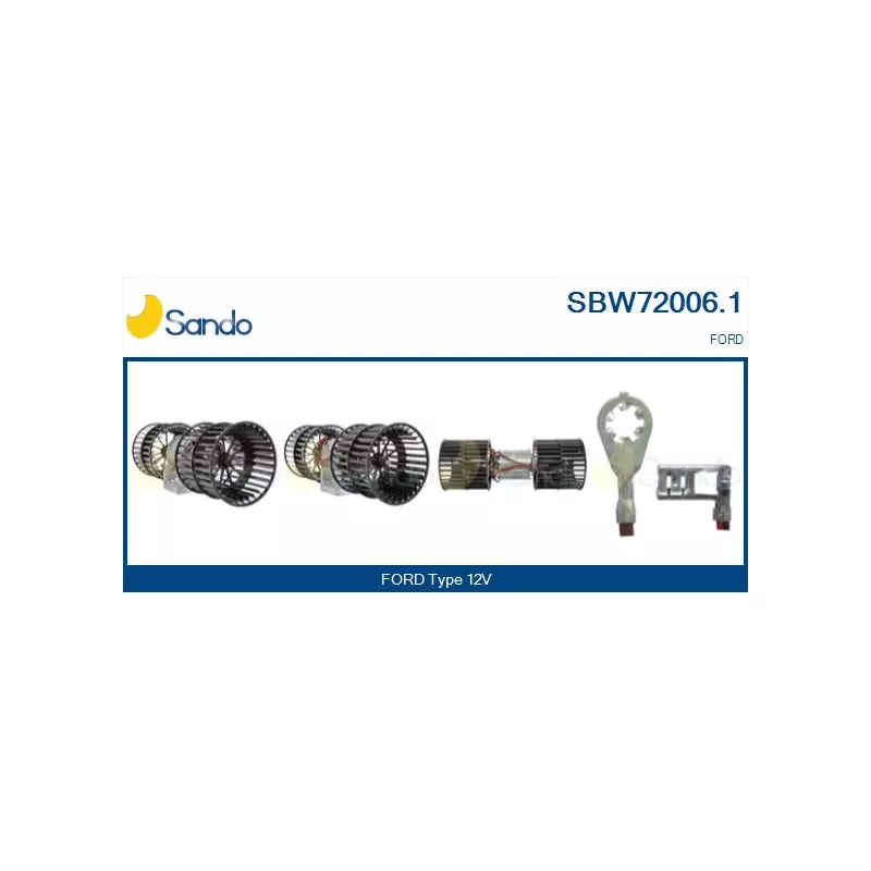 Pulseur d'air habitacle SANDO SBW72006.1