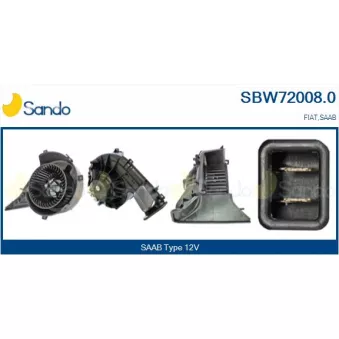 Pulseur d'air habitacle SANDO SBW72008.0