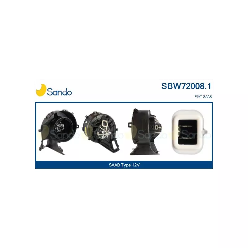 Pulseur d'air habitacle SANDO SBW72008.1