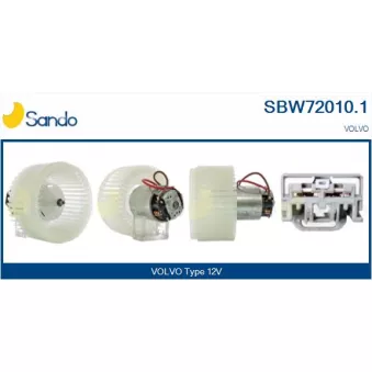Pulseur d'air habitacle SANDO SBW72010.1