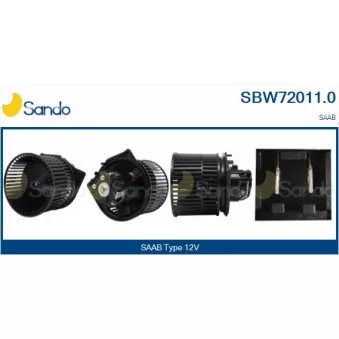 Pulseur d'air habitacle SANDO SBW72011.0