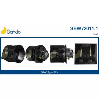 Pulseur d'air habitacle SANDO SBW72011.1