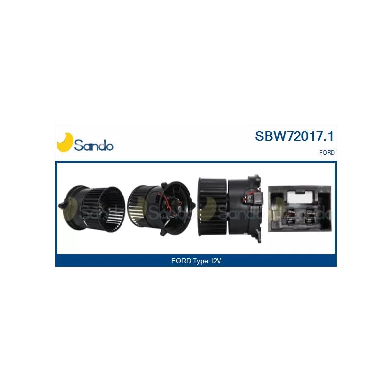 Pulseur d'air habitacle SANDO SBW72017.1