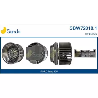 Pulseur d'air habitacle SANDO SBW72018.1