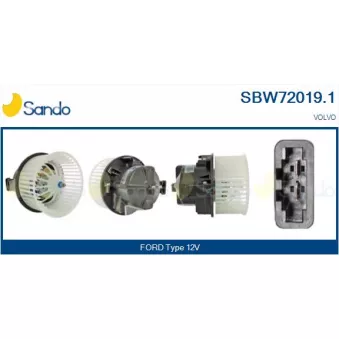 Pulseur d'air habitacle SANDO SBW72019.1