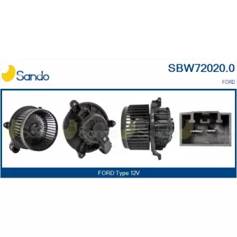 Pulseur d'air habitacle SANDO SBW72020.0
