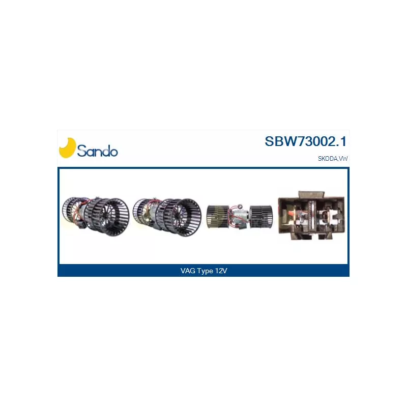 Pulseur d'air habitacle SANDO SBW73002.1
