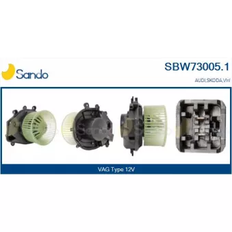 Pulseur d'air habitacle SANDO SBW73005.1