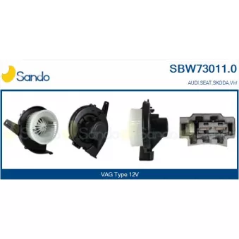 Pulseur d'air habitacle SANDO SBW73011.0