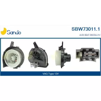 Pulseur d'air habitacle SANDO SBW73011.1