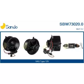 Pulseur d'air habitacle SANDO SBW73020.0
