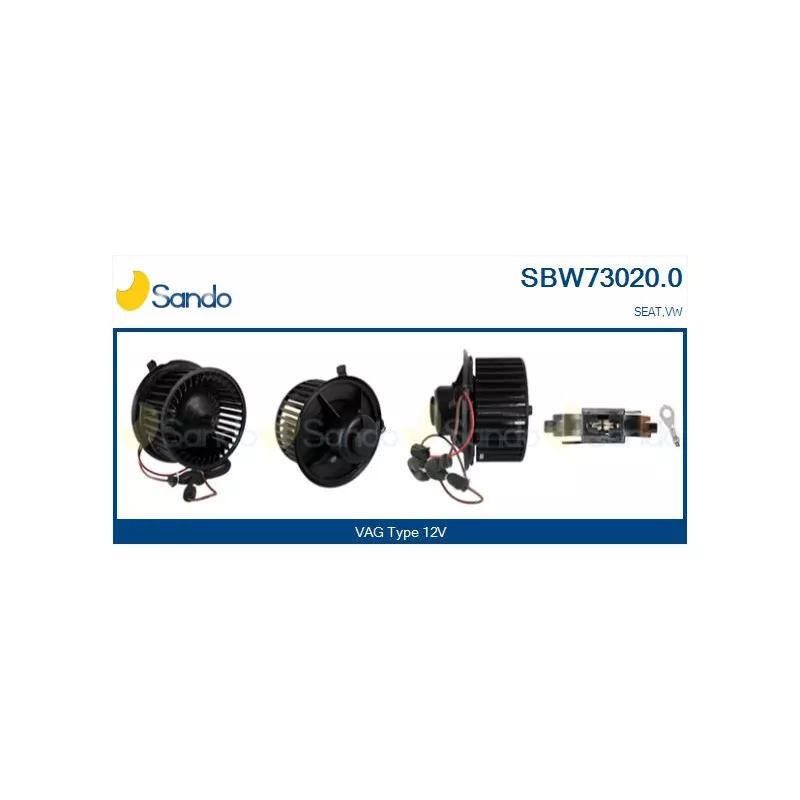 Pulseur d'air habitacle SANDO SBW73020.0