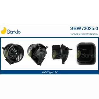 Pulseur d'air habitacle SANDO SBW73025.0
