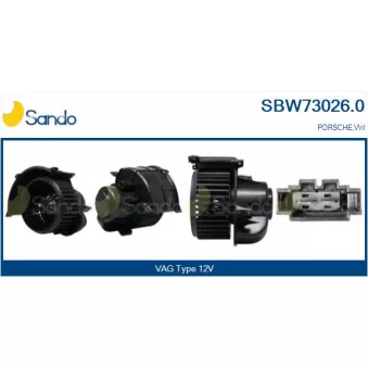 Pulseur d'air habitacle SANDO SBW73026.0