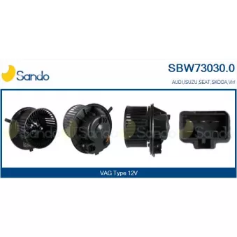 Pulseur d'air habitacle SANDO SBW73030.0
