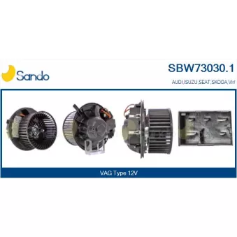Pulseur d'air habitacle SANDO SBW73030.1