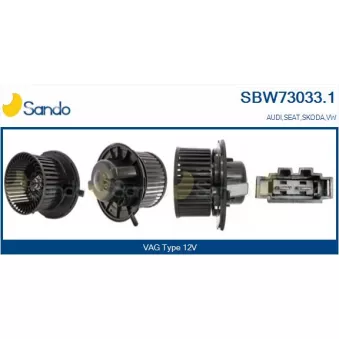 Pulseur d'air habitacle SANDO SBW73033.1