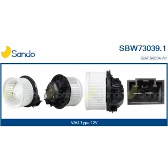 Pulseur d'air habitacle SANDO SBW73039.1
