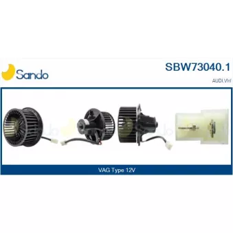 Pulseur d'air habitacle SANDO SBW73040.1