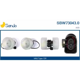 Pulseur d'air habitacle SANDO SBW73043.0