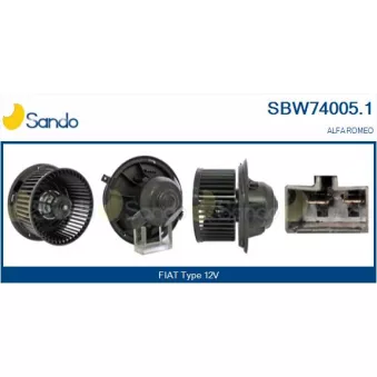 Pulseur d'air habitacle SANDO SBW74005.1