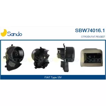 Pulseur d'air habitacle SANDO SBW74016.1