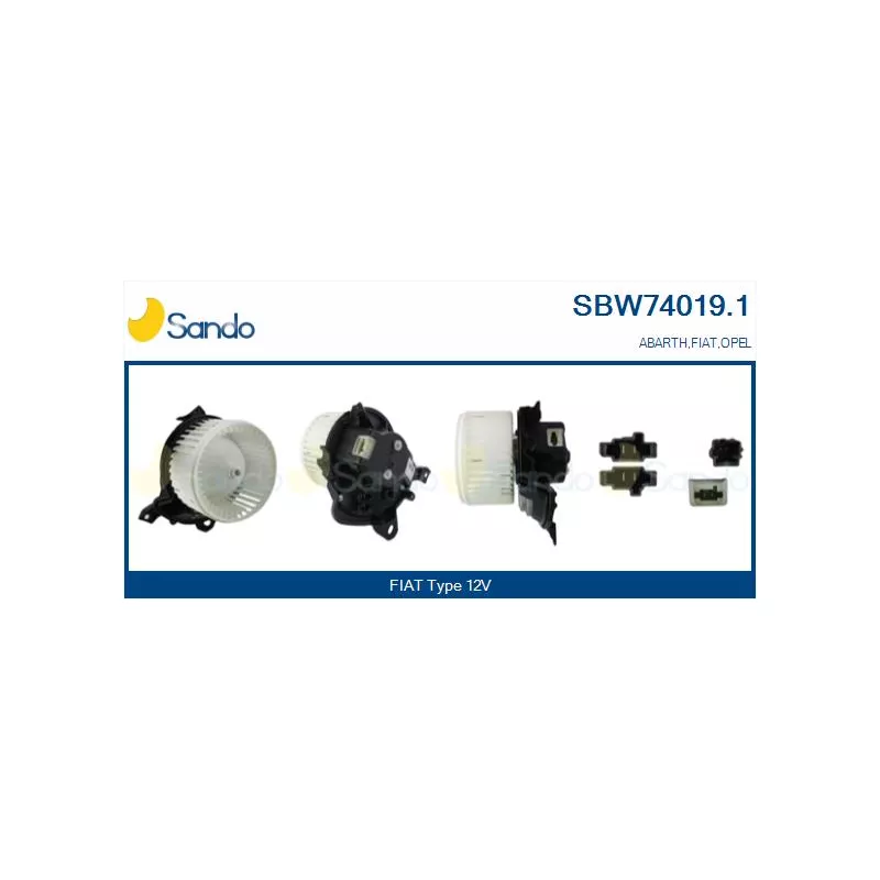 Pulseur d'air habitacle SANDO SBW74019.1