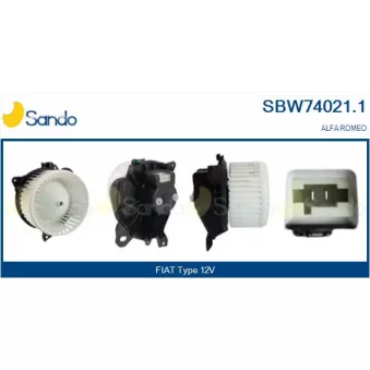 Pulseur d'air habitacle SANDO SBW74021.1