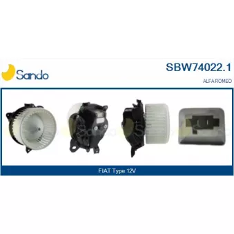 Pulseur d'air habitacle SANDO SBW74022.1