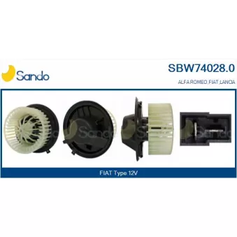 Pulseur d'air habitacle SANDO SBW74028.0