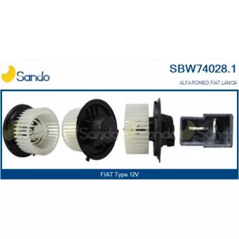 Pulseur d'air habitacle SANDO SBW74028.1