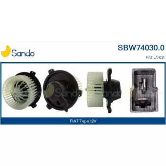 Pulseur d'air habitacle SANDO SBW74030.0